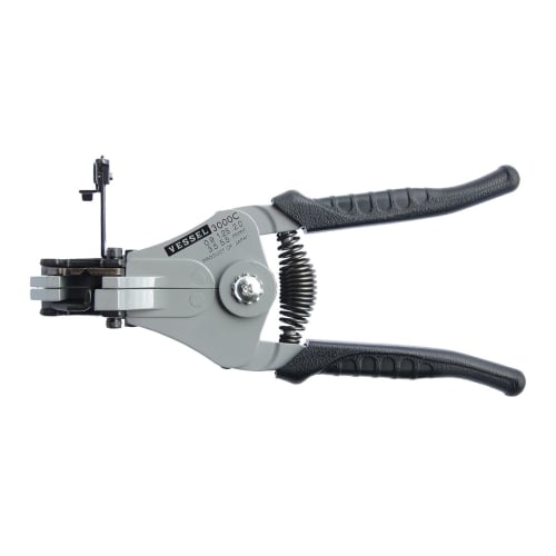 VESSEL Wire Stripper Compatible with Electrician Skill Test, Stranded Wire C 3000C, Black
VESSEL Wire Stripper Compatible with Electrician Skill Test, Stranded Wire C 3000C, Black