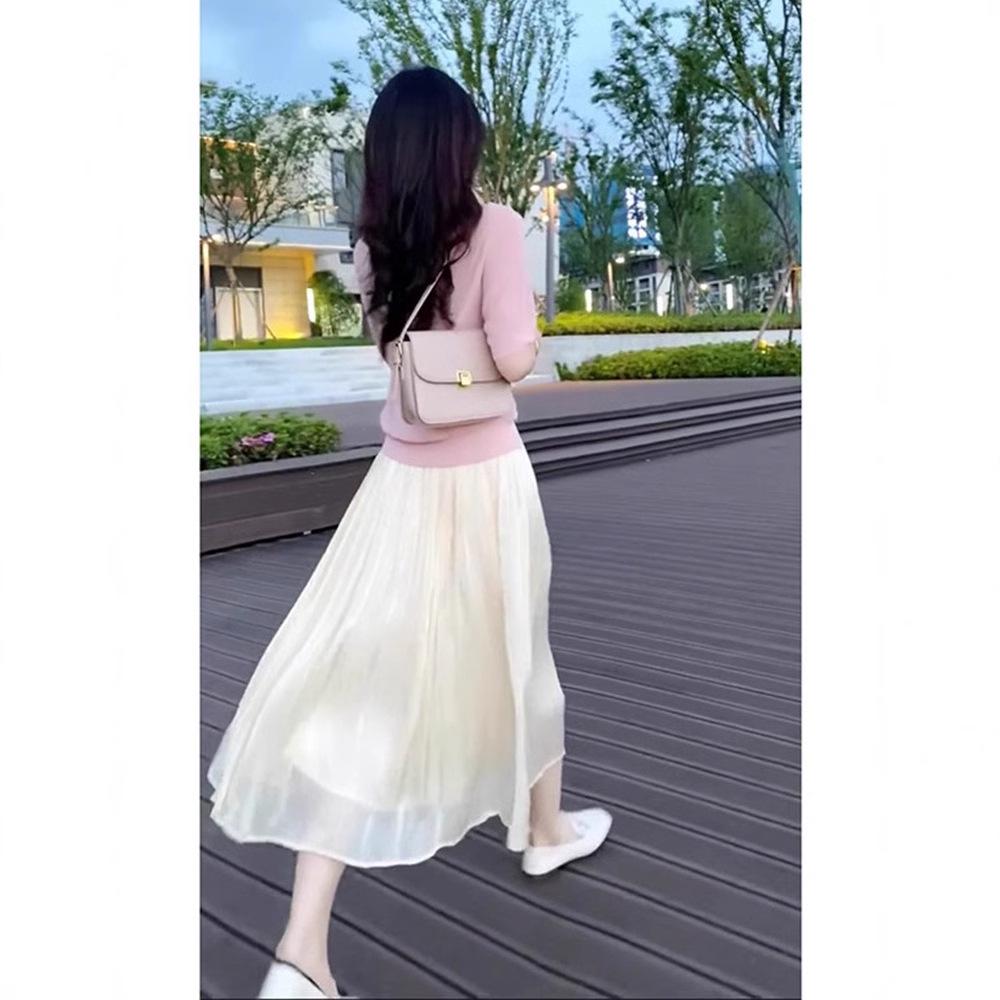 Tencel A-line High Waist Draped Midi Skirt – Women s Spring/Autumn Hip-Covering, Slimming Tulle Skirt S
Tencel A-line High Waist Draped Midi Skirt – Women s Spring/Autumn Hip-Covering, Slimming Tulle Skirt S