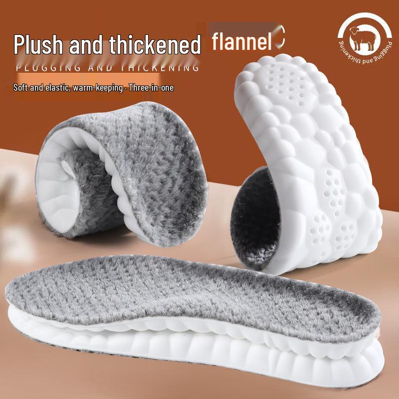 Plush-Lined Warm Insoles: Thick, Sweat and Odor Absorbing, Shock-Absorbing, Ideal for Sports, Snow Boots, or Winter Use. 39-40
Plush-Lined Warm Insoles: Thick, Sweat and Odor Absorbing, Shock-Absorbing, Ideal for Sports, Snow Boots, or Winter Use. 39-40