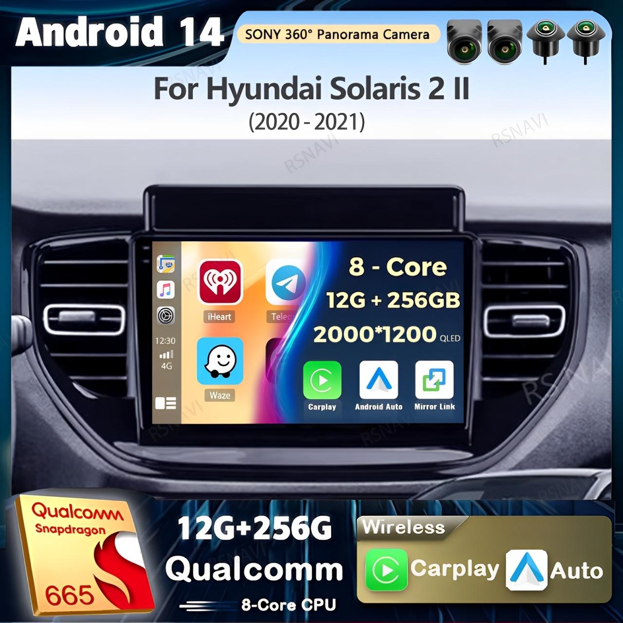 Android 14 Carplay автомобильное радио для Hyundai Solaris 2 II 2020 - 2021 мультимедийный видеоплеер навигация GPS стерео 2Din DVD WIFI+4G
Android 14 Carplay автомобильное радио для Hyundai Solaris 2 II 2020 - 2021 мультимедийный видеоплеер навигация GPS стерео 2Din DVD WIFI+4G