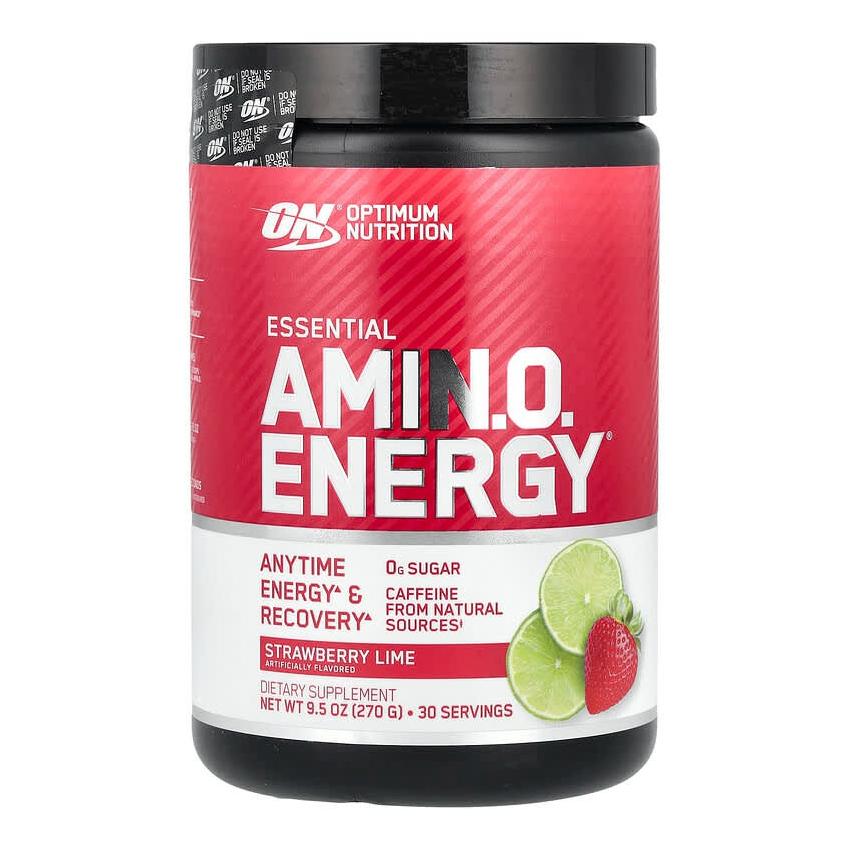 Незаменимые аминокислоты Клубника и Лайм (270 г), Essential Amin.O. Energy Strawberry Lime, Optimum Nutrition
Незаменимые аминокислоты Клубника и Лайм (270 г), Essential Amin.O. Energy Strawberry Lime, Optimum Nutrition