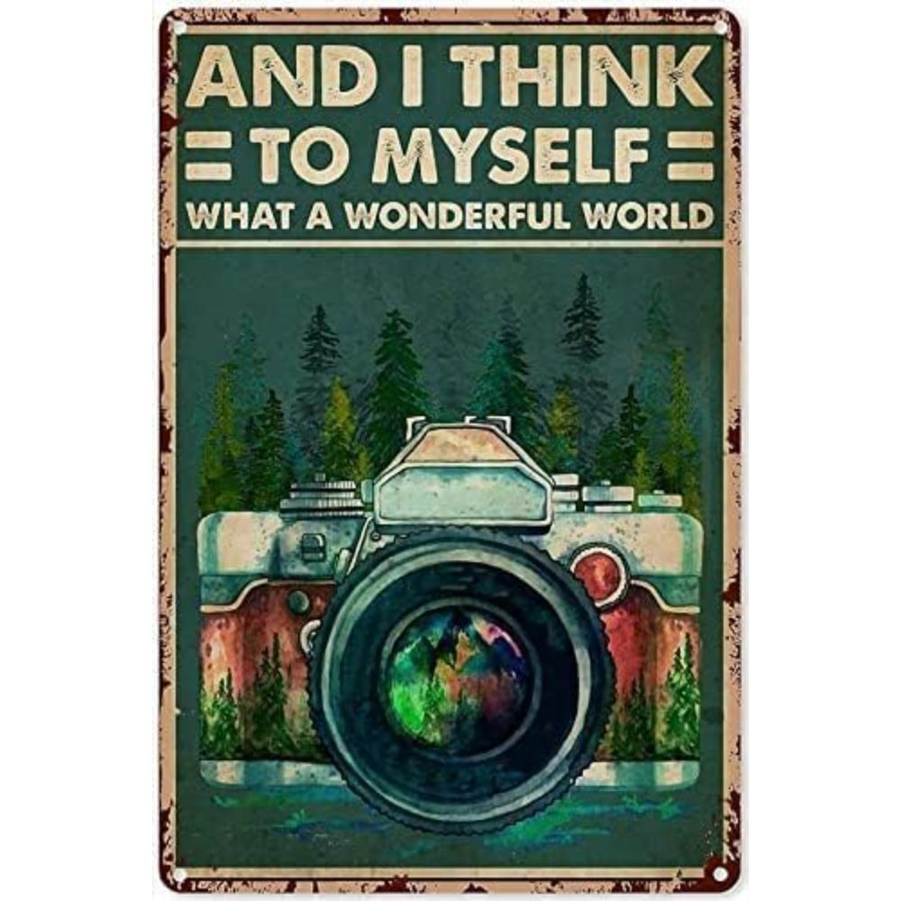 Xiddxu Vintage Tin Sign What A Wonderful World Metal Wall Decor 20x30cm
Xiddxu Vintage Tin Sign What A Wonderful World Metal Wall Decor 20x30cm