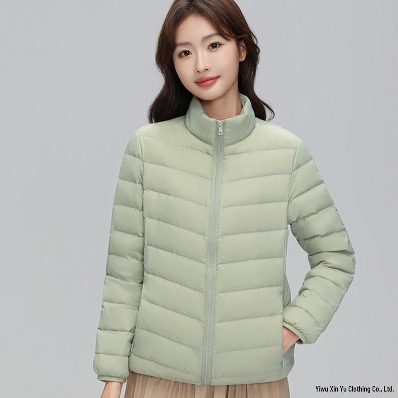 Women s Lightweight Short Down Jacket - 2024 Autumn/Winter, 90% White Duck Down, Stand Collar, Slim Fit, Casual Outerwear Trend. XXL
Women s Lightweight Short Down Jacket - 2024 Autumn/Winter, 90% White Duck Down, Stand Collar, Slim Fit, Casual Outerwear Trend. XXL