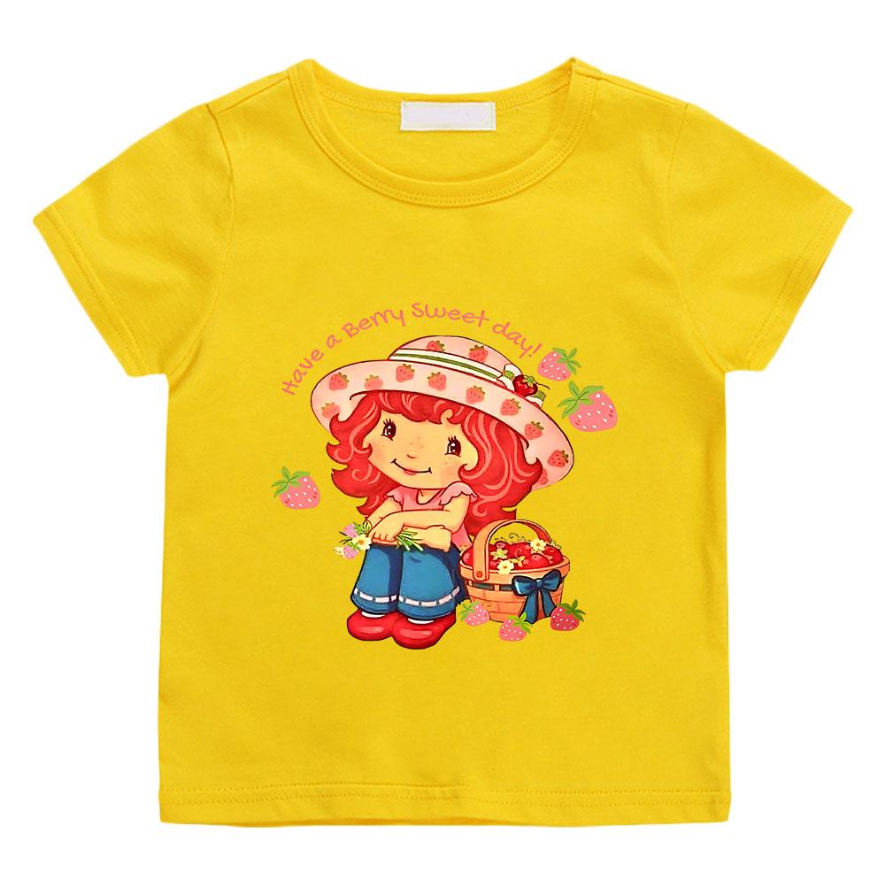 Strawberry Shortcake Children s 100% Cotton T-Shirt Retro Cartoon Print Tees Cute Short Sleeved Casual O-Neck Kids Tops Summer 160 жовтий
Strawberry Shortcake Children s 100% Cotton T-Shirt Retro Cartoon Print Tees Cute Short Sleeved Casual O-Neck Kids Tops Summer 160 жовтий