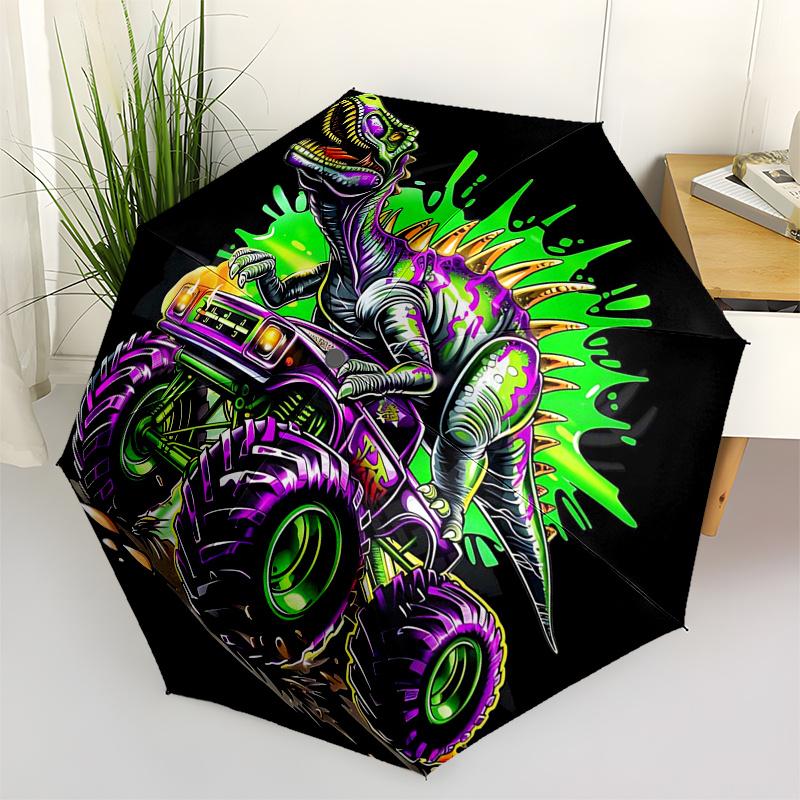 Monster Truck Themed Travel Umbrella 8 Ribs Automatic Opening and Closing, Portable Folding Design, Compact and Stylish Umbrella Suitable fo
Monster Truck Themed Travel Umbrella 8 Ribs Automatic Opening and Closing, Portable Folding Design, Compact and Stylish Umbrella Suitable fo