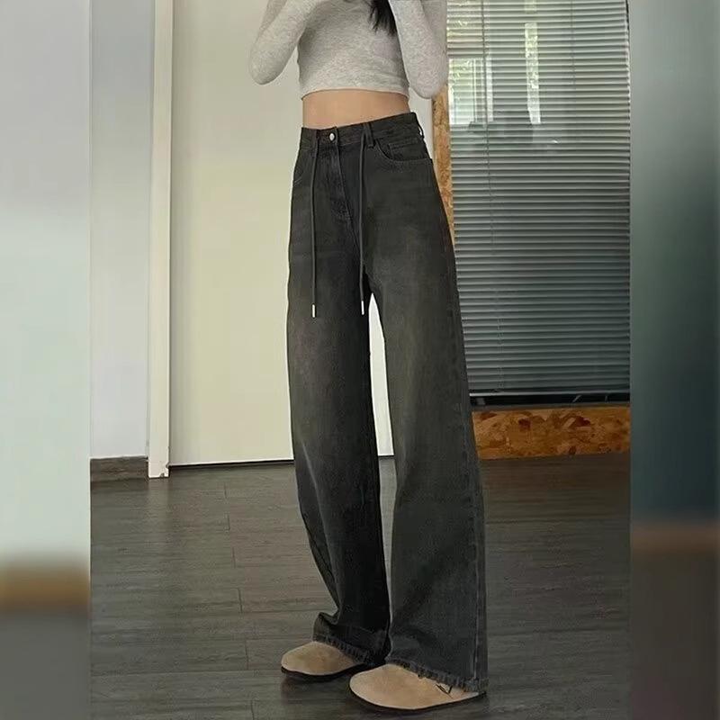 Women s High-Waist Retro Wide-Leg Jeans - Autumn & Winter Plus Size, Slimming Fit for Pear-Shaped Body S серый
Women s High-Waist Retro Wide-Leg Jeans - Autumn & Winter Plus Size, Slimming Fit for Pear-Shaped Body S серый