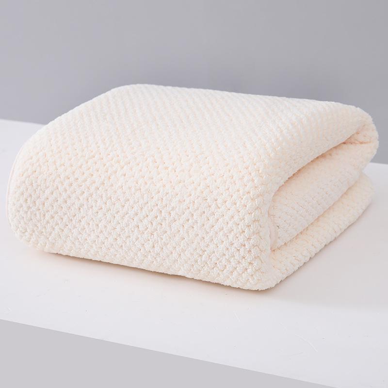 Надвеликий однотонний вафельний рушник для ванни з коралового флісу з товстими краями 140x70
Надвеликий однотонний вафельний рушник для ванни з коралового флісу з товстими краями 140x70