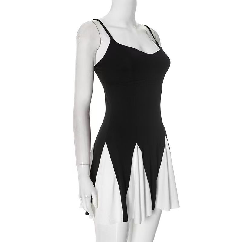 Европейское и американское сексуальное платье-слинг с контрастной цветной вставкой, сексуальное платье на бретелях с цветными блоками Black S
Европейское и американское сексуальное платье-слинг с контрастной цветной вставкой, сексуальное платье на бретелях с цветными блоками Black S