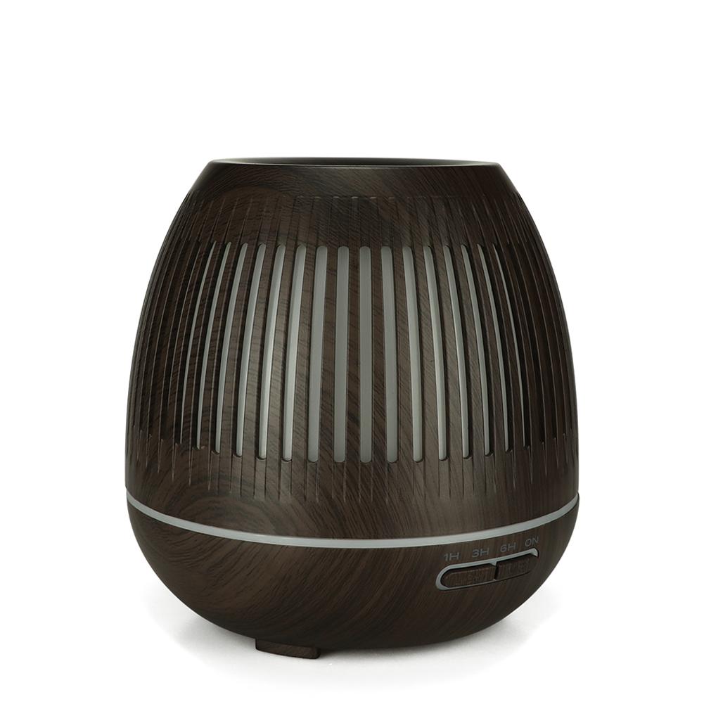 400ML Humidifier Wood Grain Hallow Noctilucent Mini Humidifier Air Cleaner Aromatherapy Machine Remote Control Dark wood grainBritish standard
400ML Humidifier Wood Grain Hallow Noctilucent Mini Humidifier Air Cleaner Aromatherapy Machine Remote Control Dark wood grainBritish standard