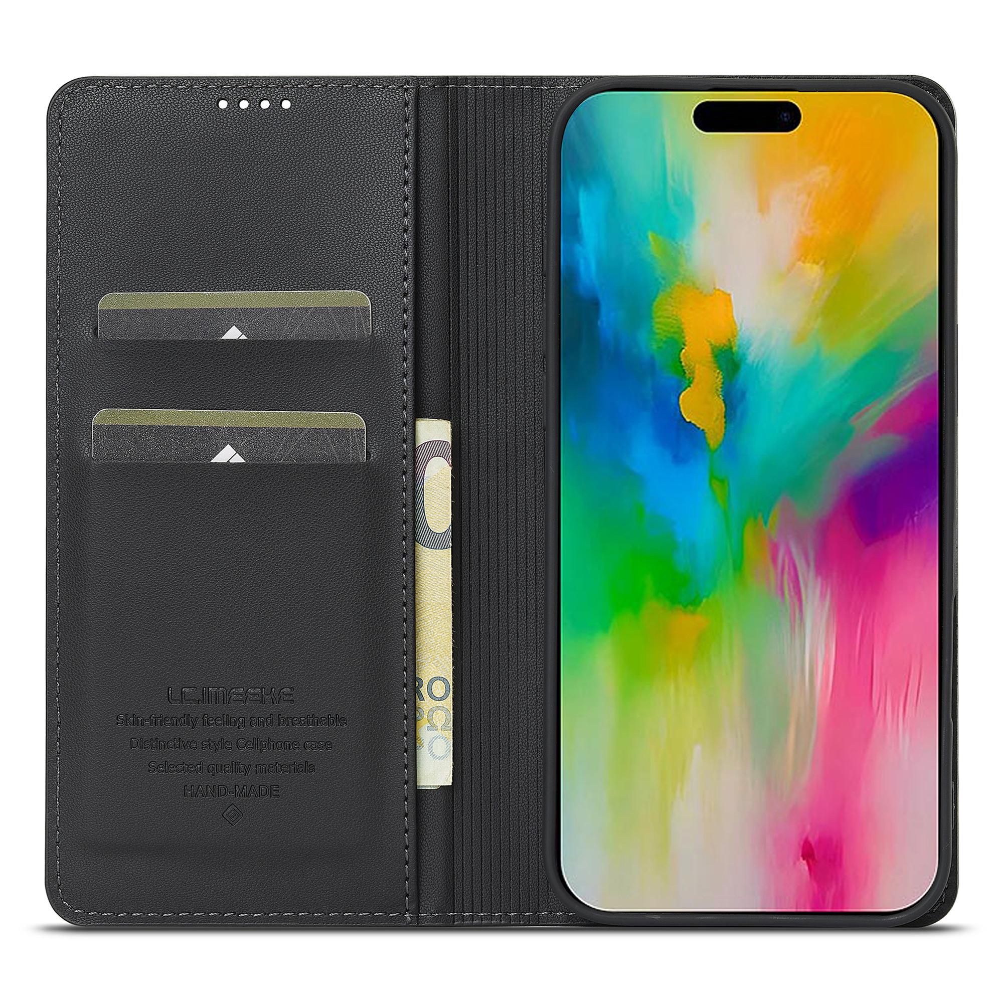 LC.IMEEKE L1 Series for iPhone 16 Pro Case PU Leather Wallet Stand Protective Phone Cover Brown
LC.IMEEKE L1 Series for iPhone 16 Pro Case PU Leather Wallet Stand Protective Phone Cover Brown