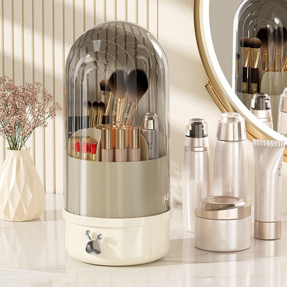 Large Capacity Makeup Brush Holder Rotatable Makeup Organizer Vanity прозрачный/бежевый
Large Capacity Makeup Brush Holder Rotatable Makeup Organizer Vanity прозрачный/бежевый