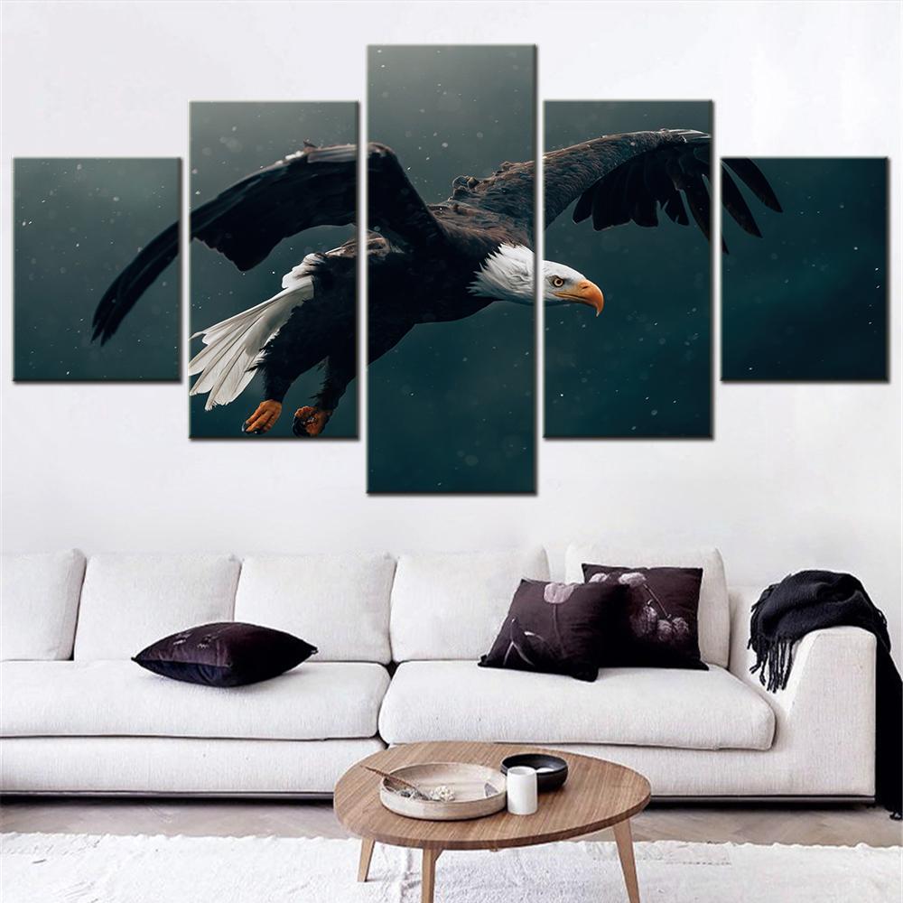 5 Panel Home Decoration Animal Picture Eagle Flying Bird Painting Wall Art Canvas Set Room Decor Modular Posters and Prints 20X35 20X45 20X55cm
5 Panel Home Decoration Animal Picture Eagle Flying Bird Painting Wall Art Canvas Set Room Decor Modular Posters and Prints 20X35 20X45 20X55cm