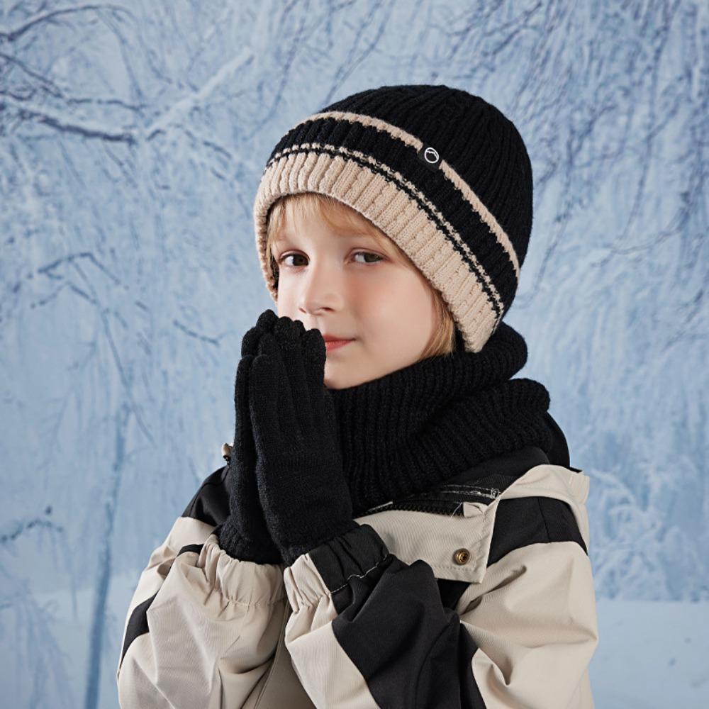 3Pcs/Set Cute Children Hat Knitted Winter Warm Scarf Gift Baby Beanie Cap Baby Children Kids чорний
3Pcs/Set Cute Children Hat Knitted Winter Warm Scarf Gift Baby Beanie Cap Baby Children Kids чорний