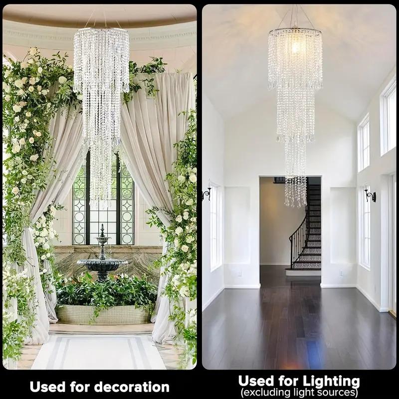 1PC Acrylic Wedding Beaded Chandelier Lampshade Romantic Sparkling Jewel Droplets Elegant 5 Styles
1PC Acrylic Wedding Beaded Chandelier Lampshade Romantic Sparkling Jewel Droplets Elegant 5 Styles