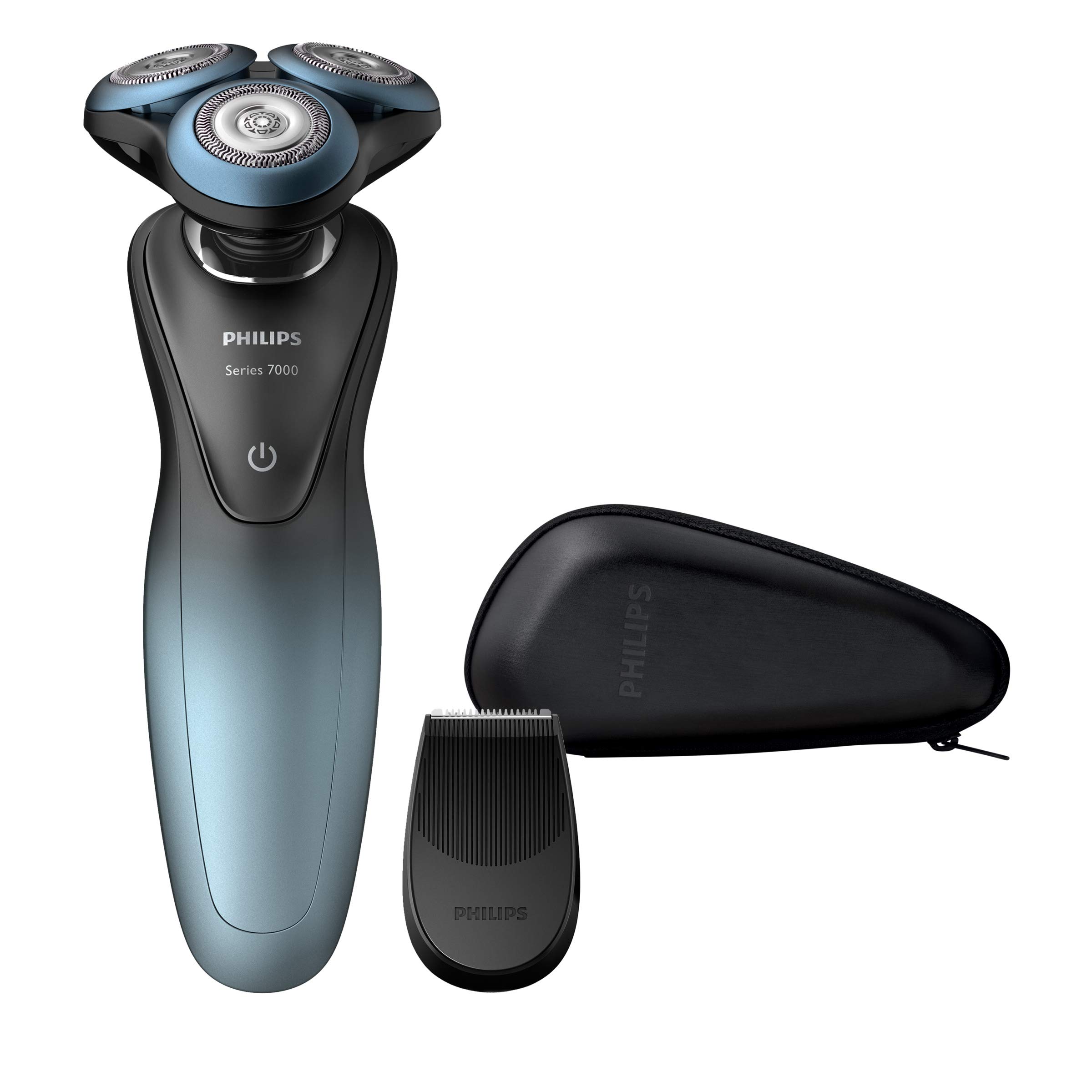 Электрическая вращающаяся бритва Philips серии 7000 Bath Shaving полностью в комплекте с бритвой Sky Blue для мужчин, тип подключения к приложению, тип и возможность мытья, триммер, черный/металлический
Электрическая вращающаяся бритва Philips серии 7000 Bath Shaving полностью в комплекте с бритвой Sky Blue для мужчин, тип подключения к приложению, тип и возможность мытья, триммер, черный/металлический