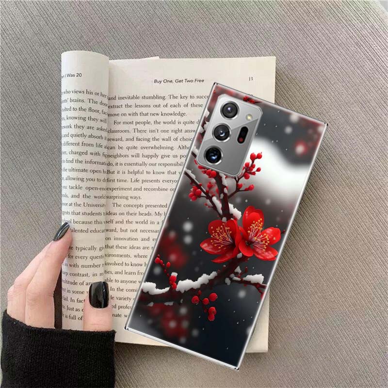 Snow fall Red Peach Blossoms Phone Case For Samsung Galaxy S25 Edge S24 S23 FE S22 S26 Ultra S21 S20 S10 Plus Capa Soft Samsung S24 FE
Snow fall Red Peach Blossoms Phone Case For Samsung Galaxy S25 Edge S24 S23 FE S22 S26 Ultra S21 S20 S10 Plus Capa Soft Samsung S24 FE