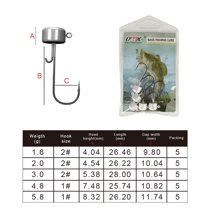 5 шт. крючок для джиг-головки 1,6 г/2,0 г/3,0 г/4,8 г/5,8 г джиг-крючок для мягкой приманки для червей 5.8g-5pcs серебряный
5 шт. крючок для джиг-головки 1,6 г/2,0 г/3,0 г/4,8 г/5,8 г джиг-крючок для мягкой приманки для червей 5.8g-5pcs серебряный