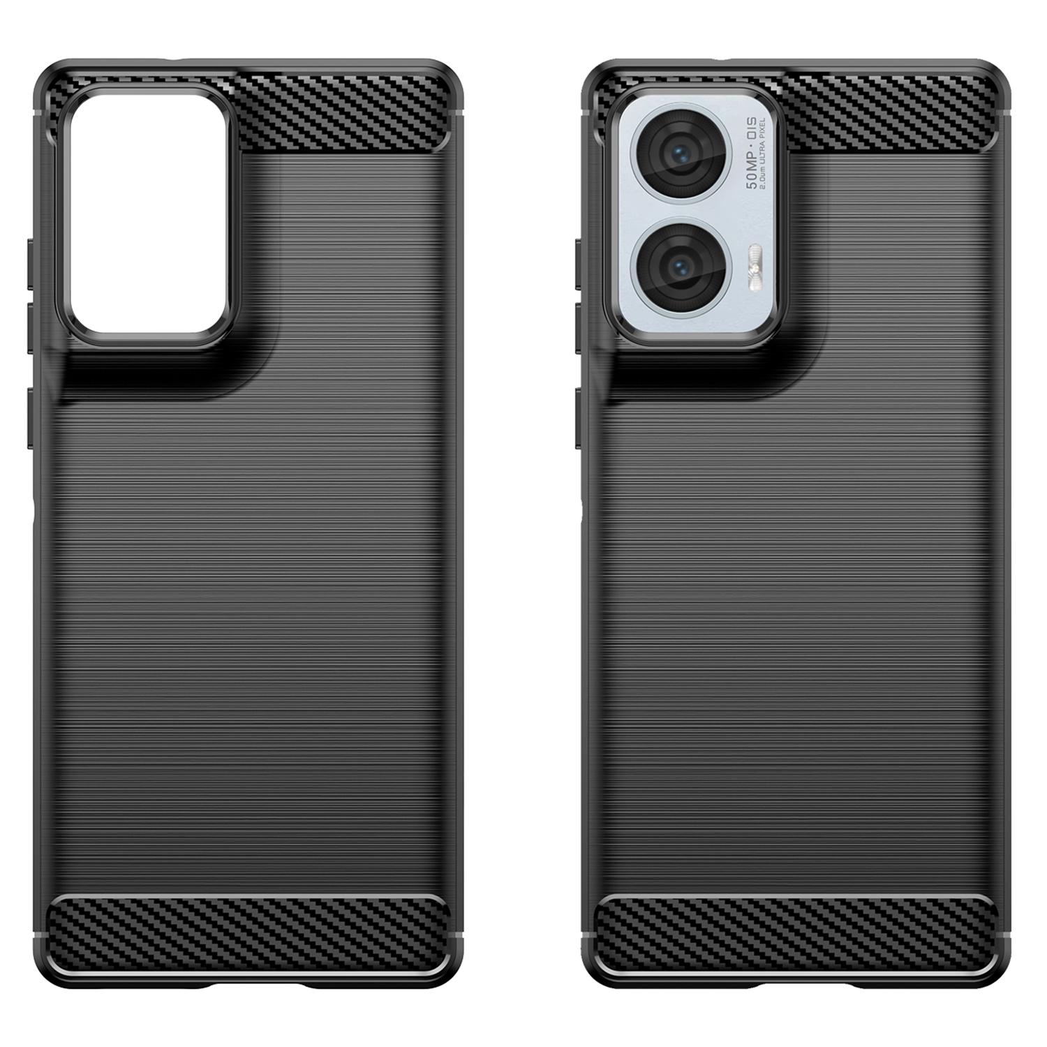 For Motorola Edge 50 Fusion 5G/Moto G85 5G/S50 Neo 5G Case Carbon Fiber Texture TPU Brushed Phone Cover Black
For Motorola Edge 50 Fusion 5G/Moto G85 5G/S50 Neo 5G Case Carbon Fiber Texture TPU Brushed Phone Cover Black