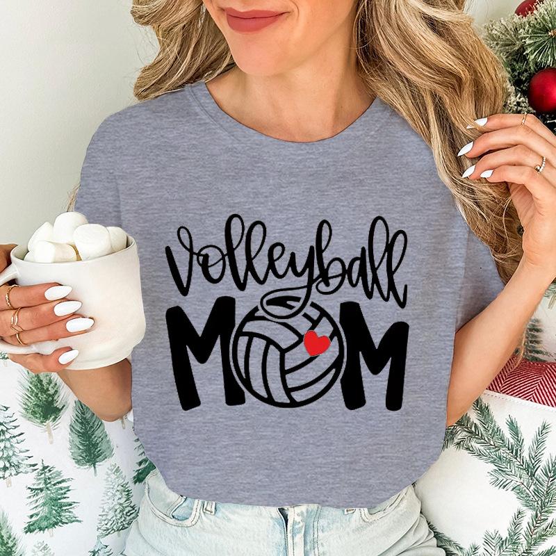 MOM Volleyball Printed TShirts for Womens Tshirts Casual Spring Summer Short Sleeved Tees Fashion Women Clothing Mother Gift 4XL
MOM Volleyball Printed TShirts for Womens Tshirts Casual Spring Summer Short Sleeved Tees Fashion Women Clothing Mother Gift 4XL
