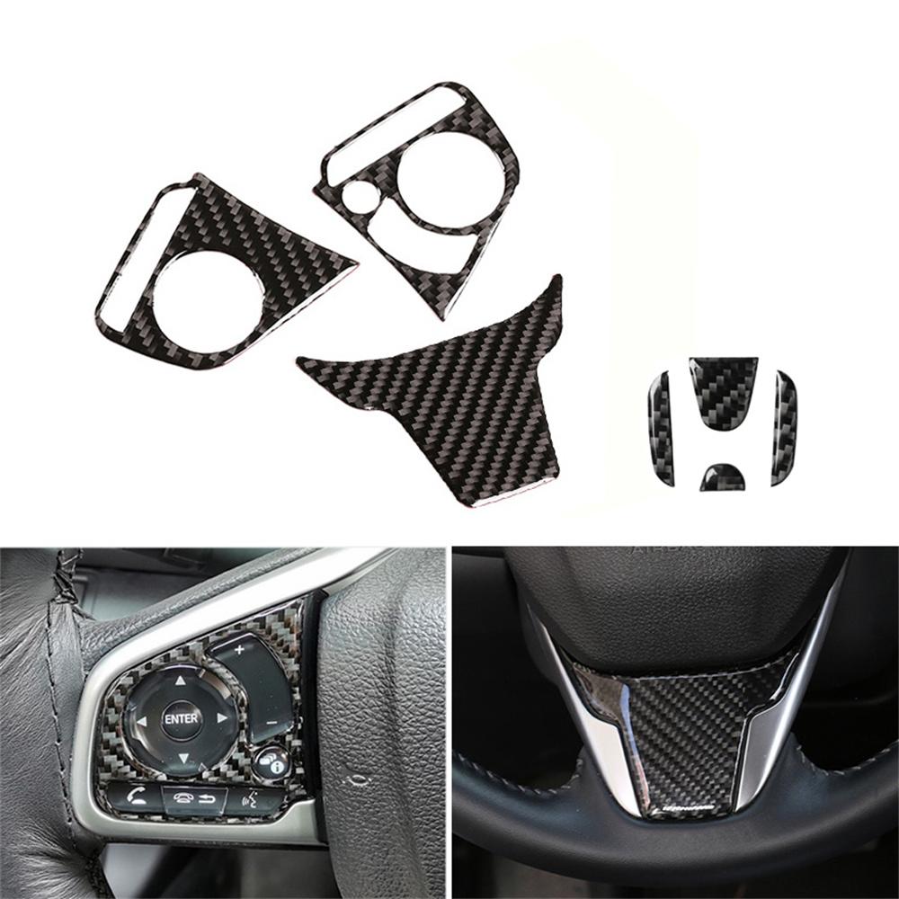 Комплект накладок на рулевое колесо из настоящего углеродного волокна для Honda Civic 2016-2021
Комплект накладок на рулевое колесо из настоящего углеродного волокна для Honda Civic 2016-2021
