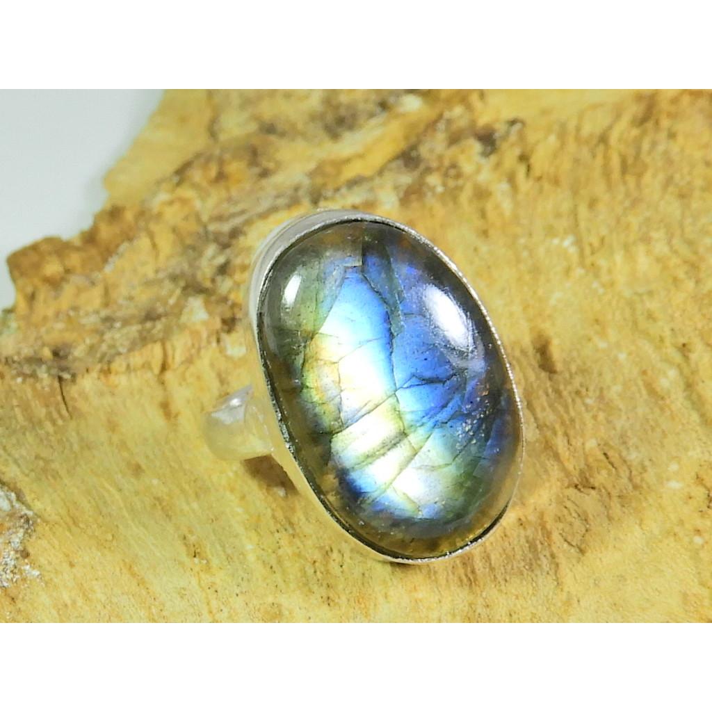 Natural Blue Labradorite Gemstone 925 Solid Sterling Silver Ring Size US-6 PG-264
Natural Blue Labradorite Gemstone 925 Solid Sterling Silver Ring Size US-6 PG-264