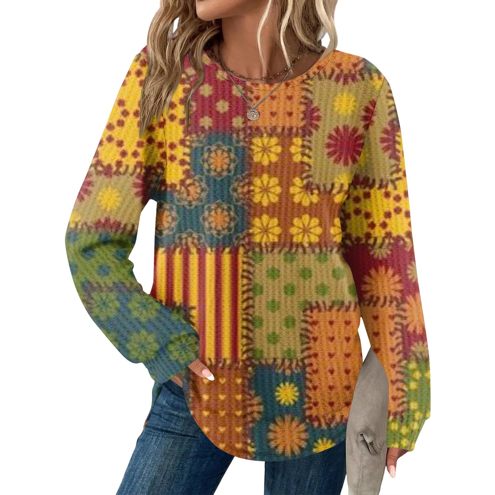 Women s Plaid Print Round Neck Long Sleeve Casual Loose Top XL
Women s Plaid Print Round Neck Long Sleeve Casual Loose Top XL