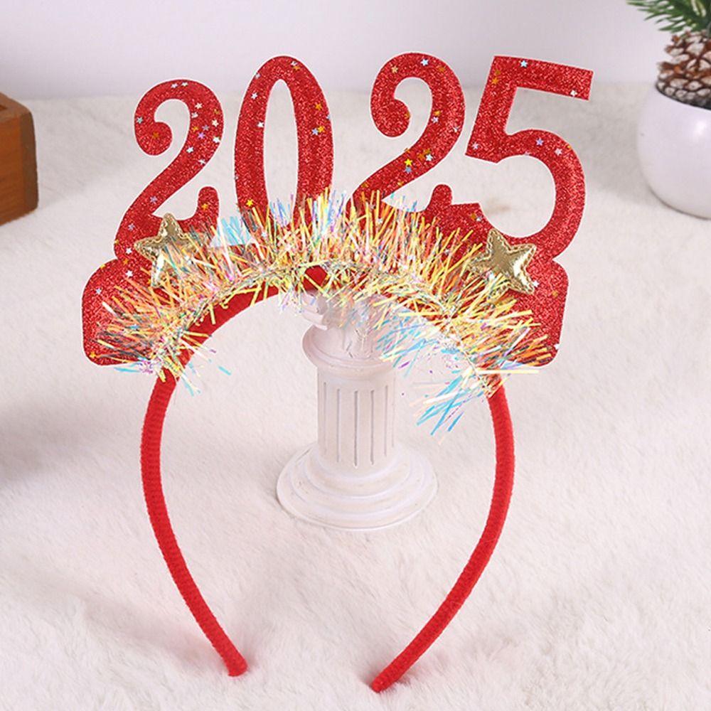 Нескользящие повязки на голову с блестками 2025 года на Новый год, красочные повязки на голову для косплея, аксессуары для костюмированной вечеринки красный
Нескользящие повязки на голову с блестками 2025 года на Новый год, красочные повязки на голову для косплея, аксессуары для костюмированной вечеринки красный