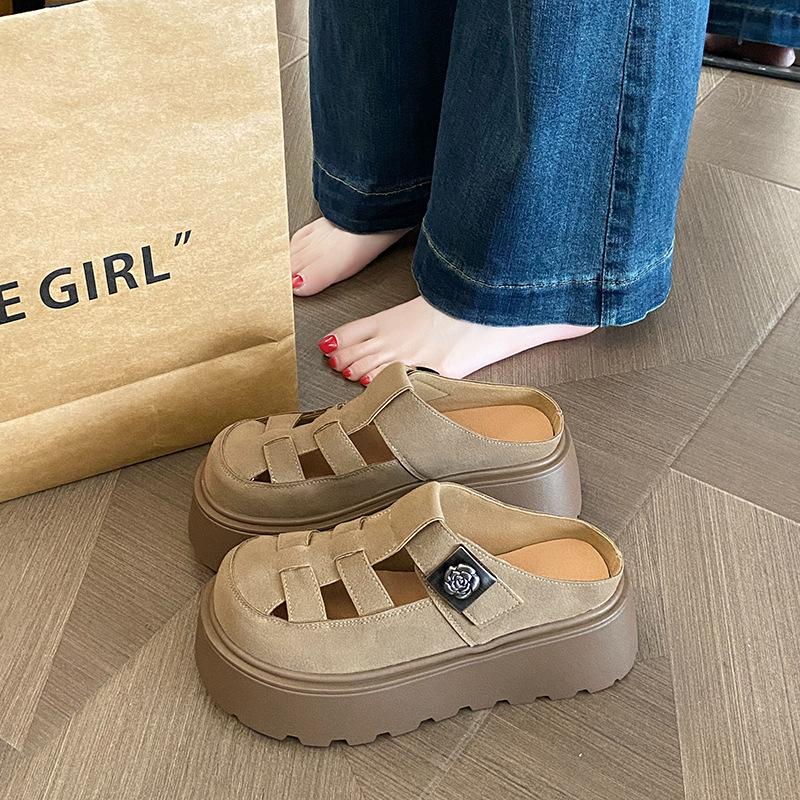 Soft leather sandals women s 2025 summer new thick-soled heightening bag head hollow outer wear all-inclusive shoes single shoes 40 верблюд
Soft leather sandals women s 2025 summer new thick-soled heightening bag head hollow outer wear all-inclusive shoes single shoes 40 верблюд