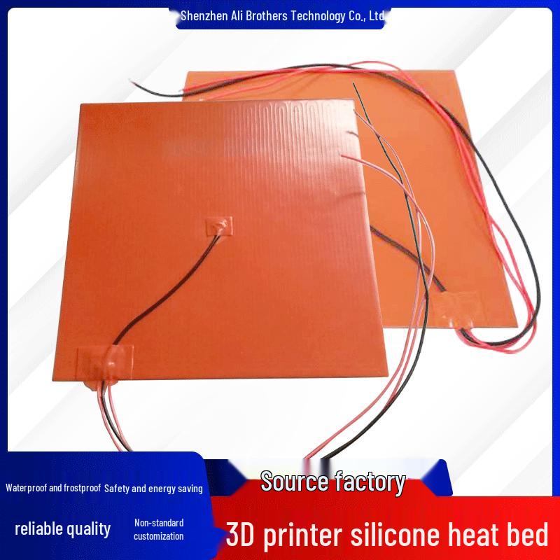 Силиконовый нагревательный мат для 3D-принтера, 300x250x500 мм 220x200 mm, 1.5 mm thick
Силиконовый нагревательный мат для 3D-принтера, 300x250x500 мм 220x200 mm, 1.5 mm thick