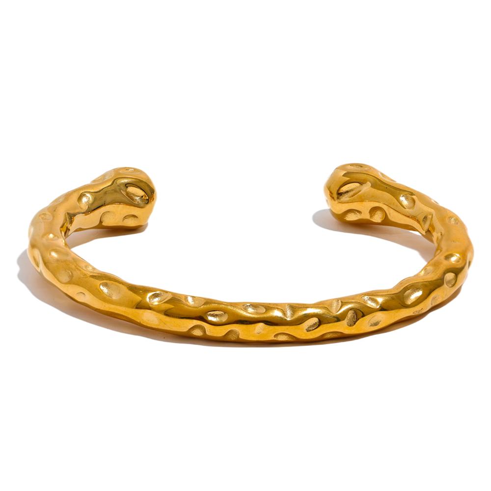 Yhpup Waterproof 316l Stainless Steel Metal Geometric Open Cuff Bracelet Bangle Statement Gold Color Texture Vintage Jewelry
Yhpup Waterproof 316l Stainless Steel Metal Geometric Open Cuff Bracelet Bangle Statement Gold Color Texture Vintage Jewelry