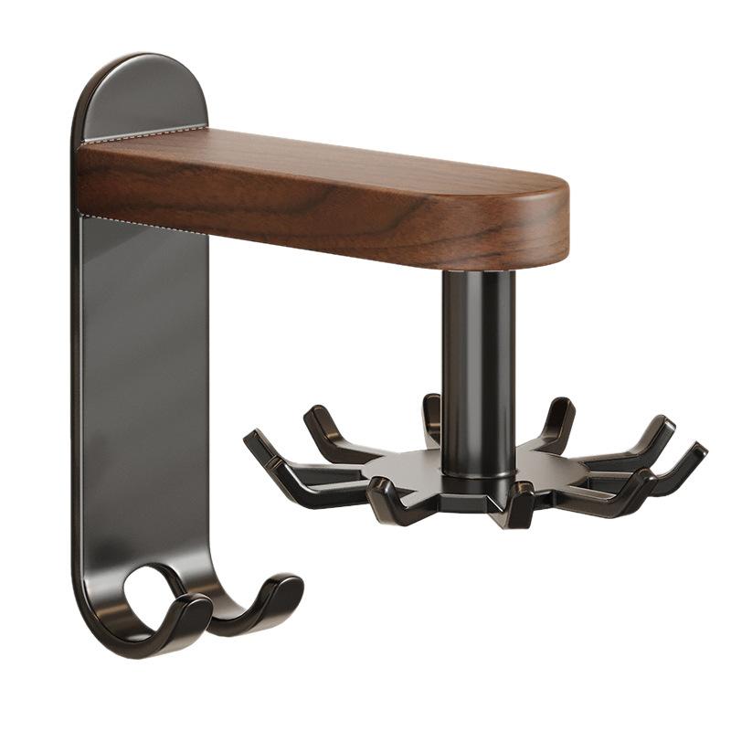 Kitchen Rotary Hook Wall Mounted Corner Storage Shelf Rack Walnut Wooden Spoon Shovel Storage Hanger
Kitchen Rotary Hook Wall Mounted Corner Storage Shelf Rack Walnut Wooden Spoon Shovel Storage Hanger
