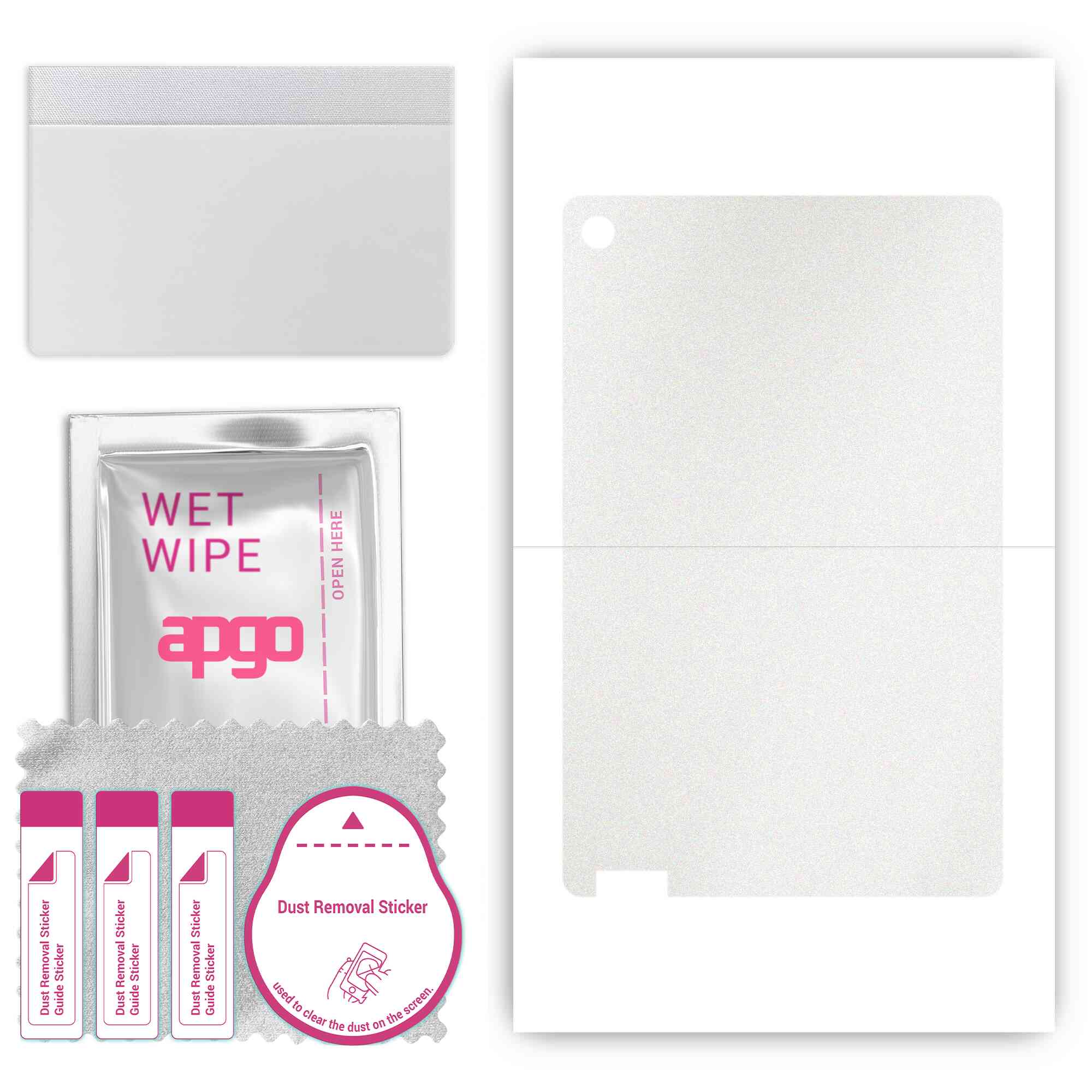 Apgo Protective Skin Sticker для задньої панелі, сумісної з Lenovo Tab M10, Wrap Film, Foil, Vinyl - Pattern Matte Transparent
Apgo Protective Skin Sticker для задньої панелі, сумісної з Lenovo Tab M10, Wrap Film, Foil, Vinyl - Pattern Matte Transparent
