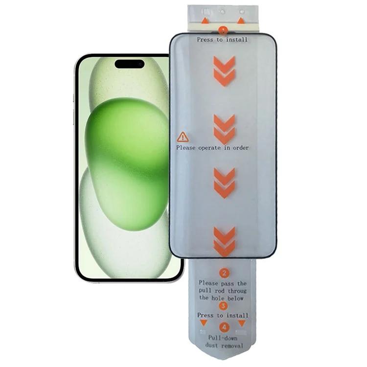 For iPhone 15 Tempered Glass Film Crystal Clear Screen Protector (Work with Electric Screen Protector Applicator)
For iPhone 15 Tempered Glass Film Crystal Clear Screen Protector (Work with Electric Screen Protector Applicator)