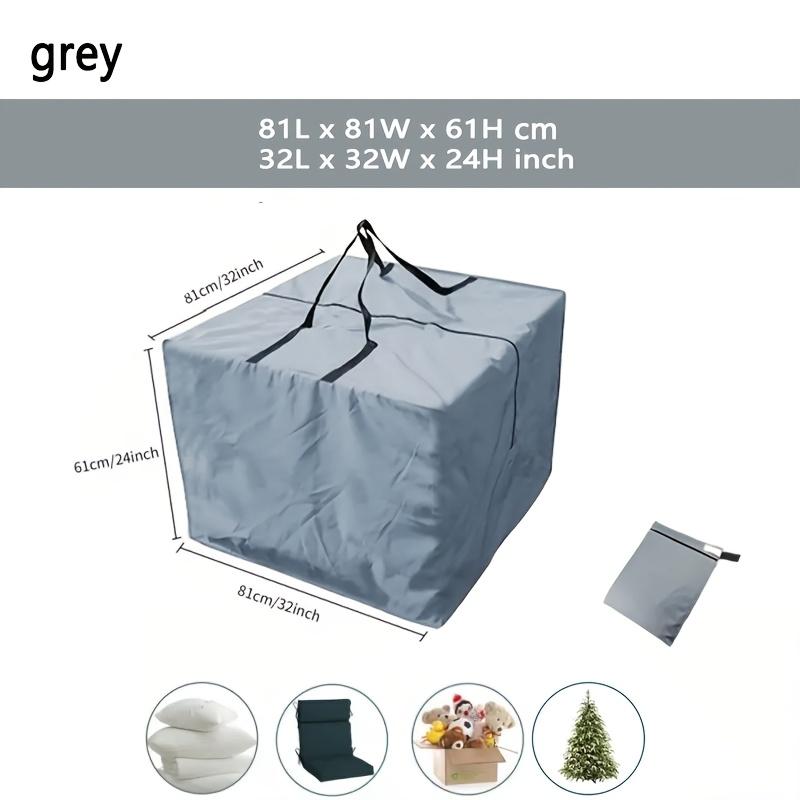 Outdoor Patio Cushion Storage Bag, Multi Color Square Furniture Seat Cushion Storage Bag with Zipper and Handle сірий
Outdoor Patio Cushion Storage Bag, Multi Color Square Furniture Seat Cushion Storage Bag with Zipper and Handle сірий