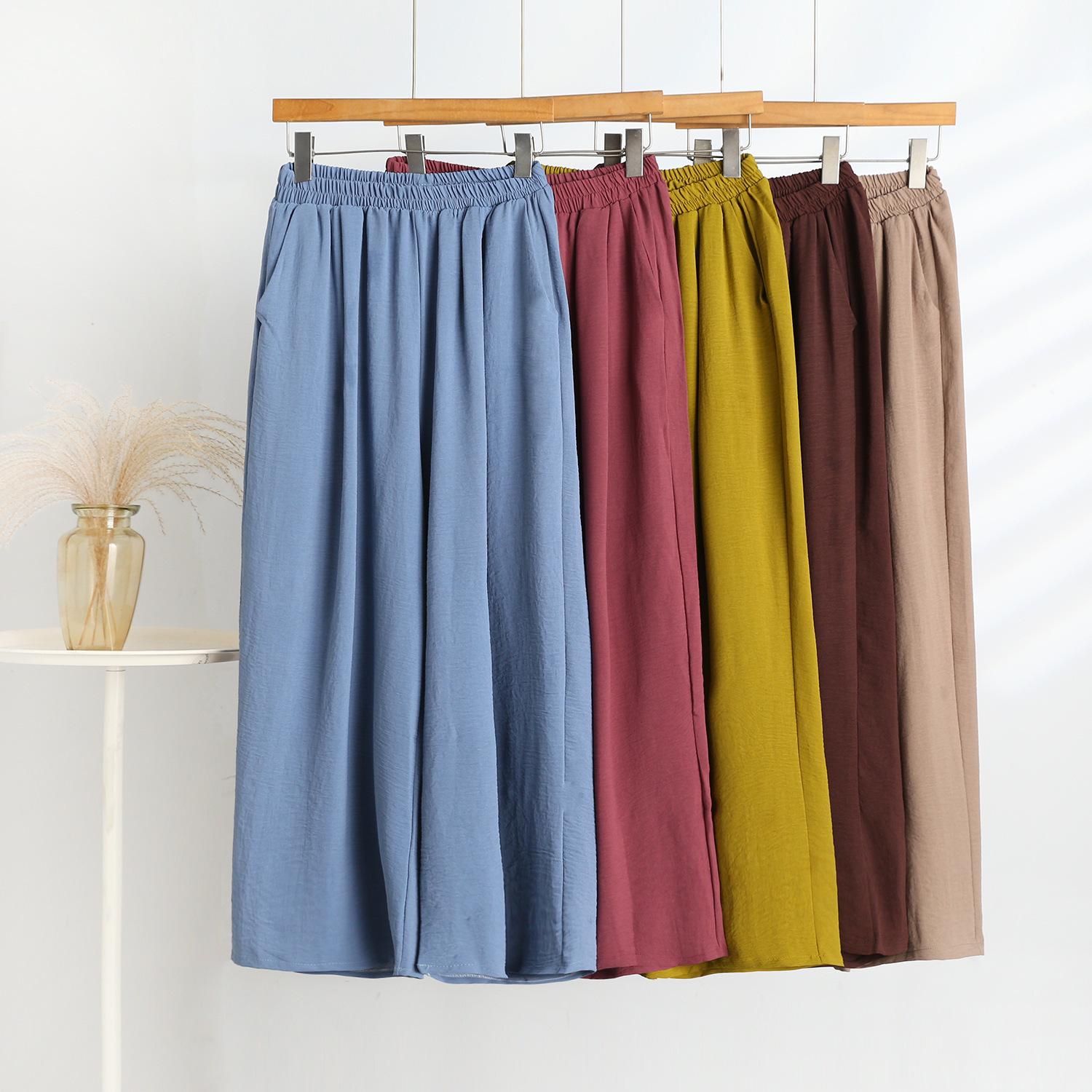 Women s Cotton Linen Loose Fit Wide-Leg Pants - Summer Fashion for Middle-Aged & Elderly 4XL
Women s Cotton Linen Loose Fit Wide-Leg Pants - Summer Fashion for Middle-Aged & Elderly 4XL