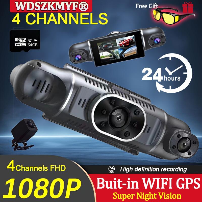 4-канальний GPS-реєстратор для автомобілів 4*1080P WIFI 360-градусний відеореєстратор Камера заднього виду Автомобільний відеореєстратор 24-годинний апаратний комплект Автомобільні аксесуари NONE
4-канальний GPS-реєстратор для автомобілів 4*1080P WIFI 360-градусний відеореєстратор Камера заднього виду Автомобільний відеореєстратор 24-годинний апаратний комплект Автомобільні аксесуари NONE