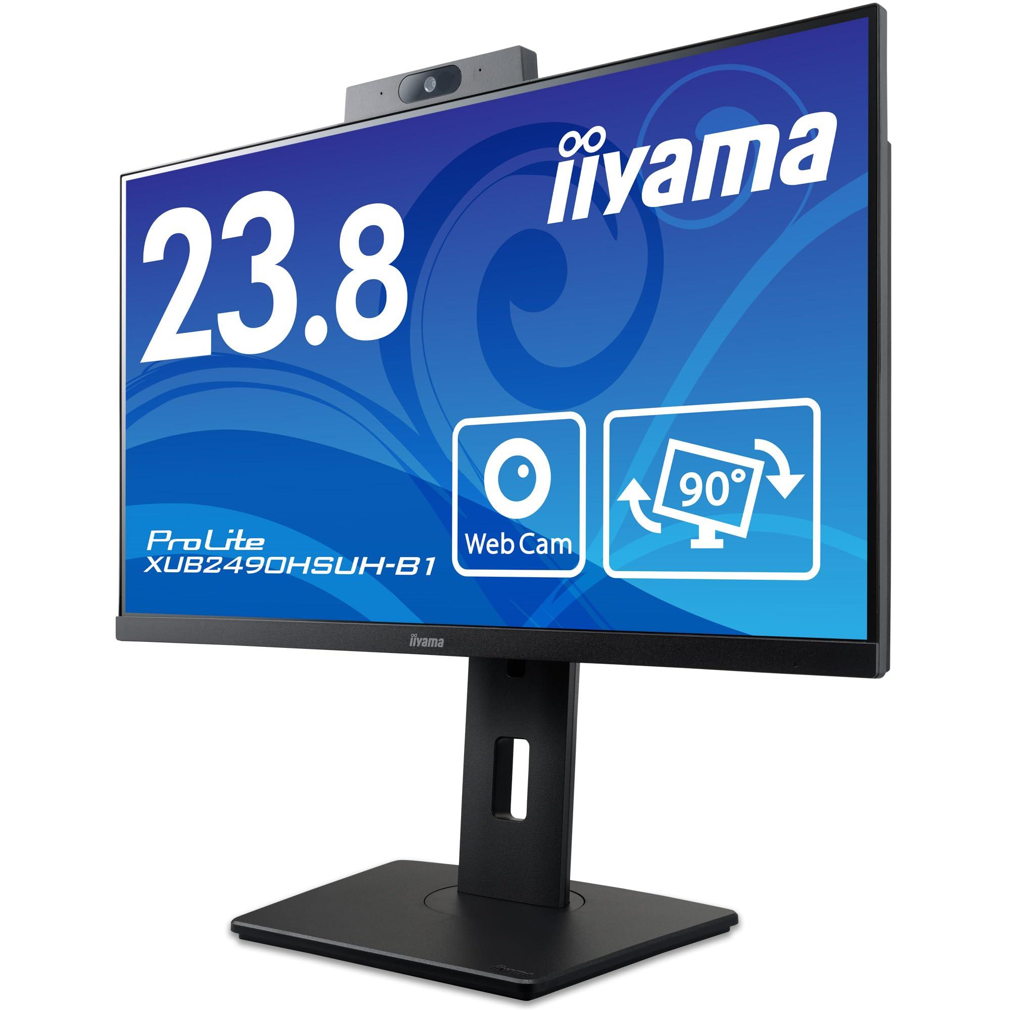 iiyama Monitor Display XUB2490HSUH-B1 23.8 inch Windows Hello Compatible Camera Full HD IPS Method Height Adjustment Angle Adjustment Vertical
iiyama Monitor Display XUB2490HSUH-B1 23.8 inch Windows Hello Compatible Camera Full HD IPS Method Height Adjustment Angle Adjustment Vertical