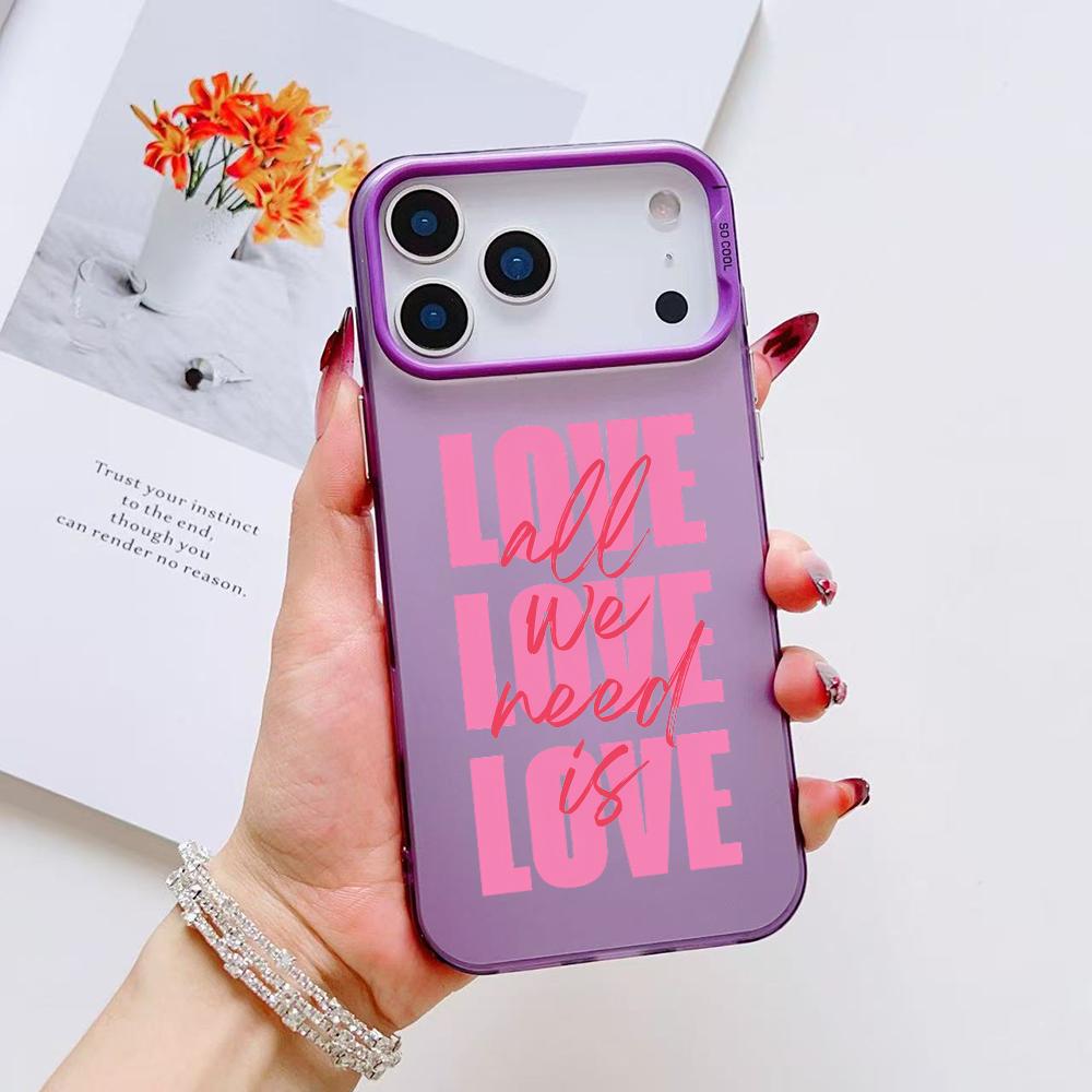 Love Art Phone Case For iPhone 17 16 15 14 13 12 11 Pro Max Air Matte Laser Aurora Shockproof Funda iPhone 12 Pro Max
Love Art Phone Case For iPhone 17 16 15 14 13 12 11 Pro Max Air Matte Laser Aurora Shockproof Funda iPhone 12 Pro Max