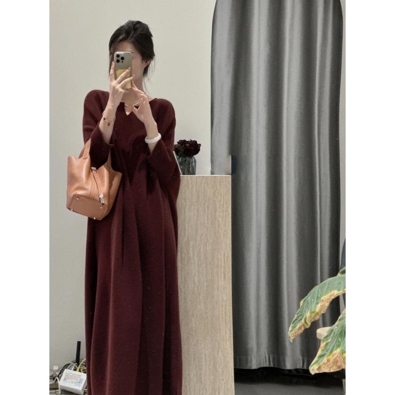 Высококлассное платье в стиле королевской сестры, женское осеннее платье нового стиля, бордовое вязаное платье XL
Высококлассное платье в стиле королевской сестры, женское осеннее платье нового стиля, бордовое вязаное платье XL
