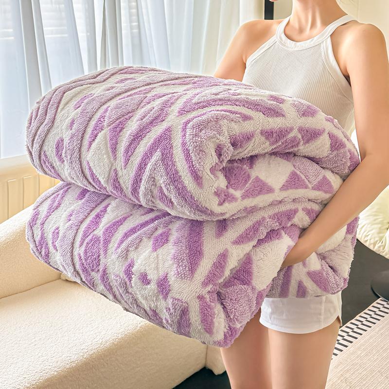 Богемный геометрический узор Жаккардовый флисовый плед Осень Зима Утолщенный Теплый Плед из искусственной шерсти для дивана Плюшевый Клетчатый 1.0x1.5m фиолетовый
Богемный геометрический узор Жаккардовый флисовый плед Осень Зима Утолщенный Теплый Плед из искусственной шерсти для дивана Плюшевый Клетчатый 1.0x1.5m фиолетовый