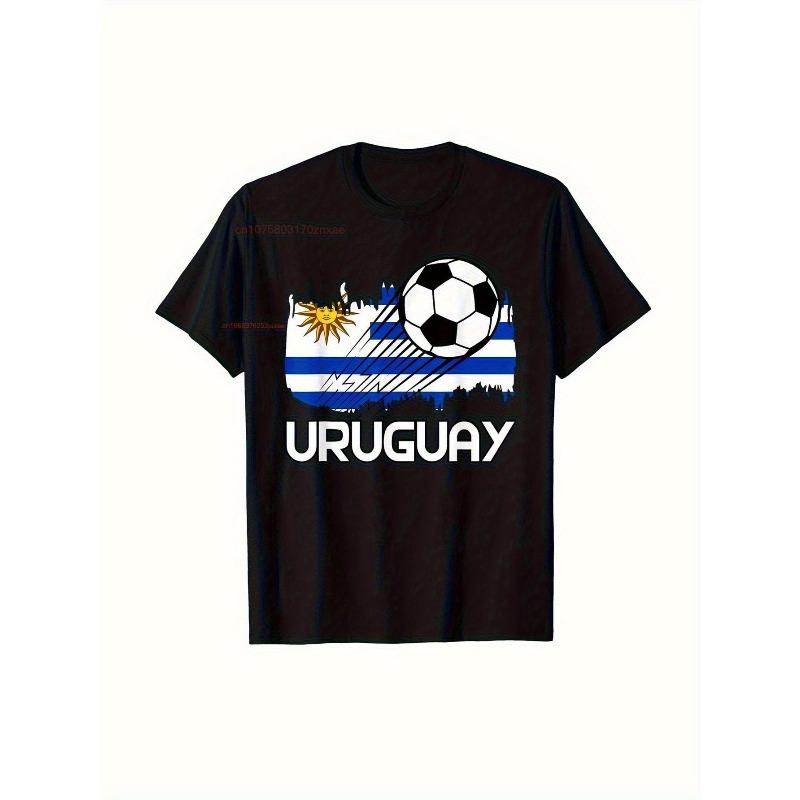 European sizes Men s T-Shirt - Official Match-Inspired Uruguay Flag & Soccer Ball Emblem T-Shirt with National Colors, Breathable 4XL чорний
European sizes Men s T-Shirt - Official Match-Inspired Uruguay Flag & Soccer Ball Emblem T-Shirt with National Colors, Breathable 4XL чорний