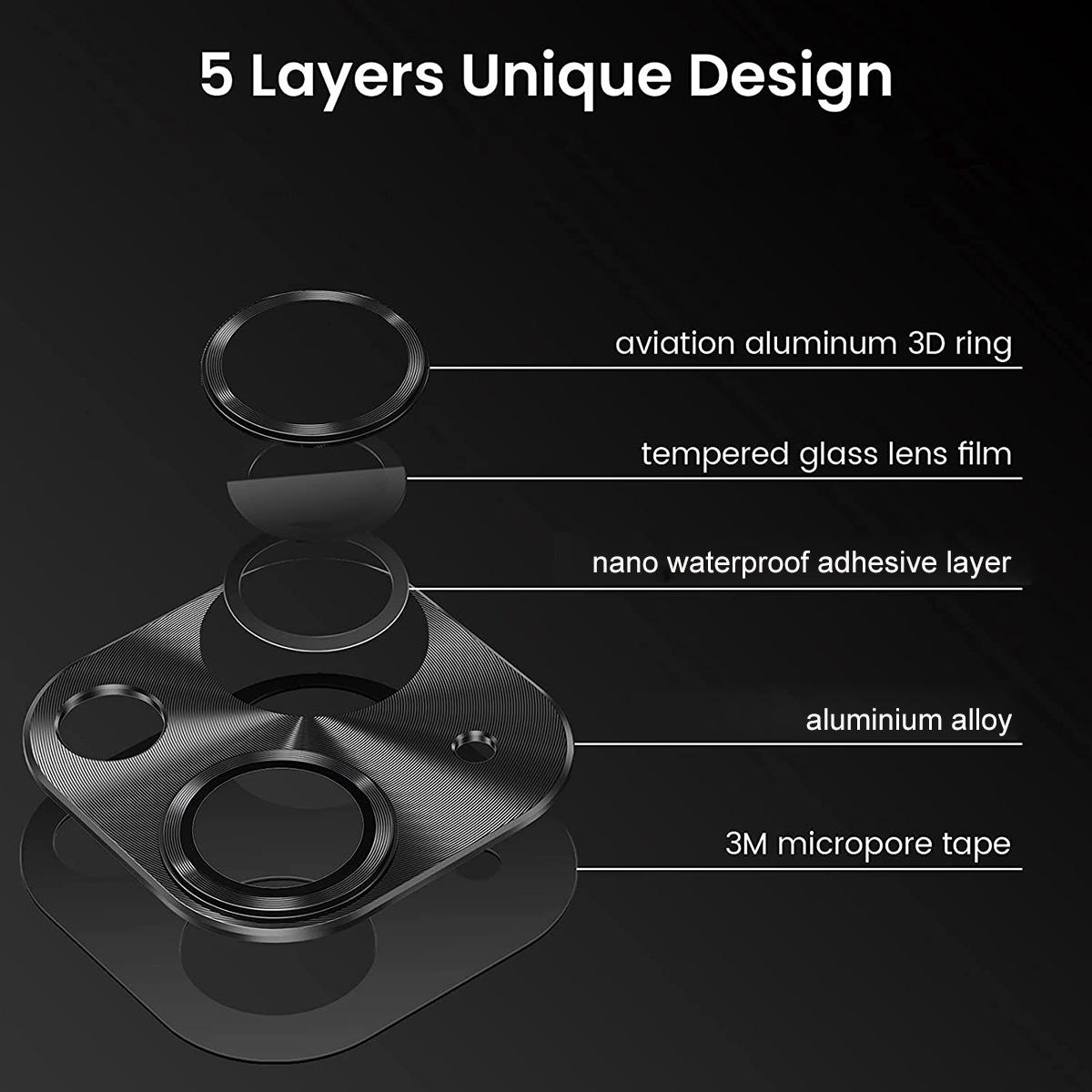 ENKAY HAT PRINCE For iPhone 14 6.1 inch/14 Plus Full Cover Camera Lens Protector Aluminum Alloy+Tempered Glass Integrated Film Black
ENKAY HAT PRINCE For iPhone 14 6.1 inch/14 Plus Full Cover Camera Lens Protector Aluminum Alloy+Tempered Glass Integrated Film Black