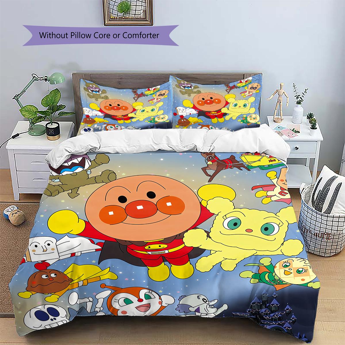 Anpanman Kawaii Bedding Set Duvet Cover Pillowcase No Filler, Soft Home Bedroom Decor, Perfect Gift for Fans.chl 135x200cm
Anpanman Kawaii Bedding Set Duvet Cover Pillowcase No Filler, Soft Home Bedroom Decor, Perfect Gift for Fans.chl 135x200cm