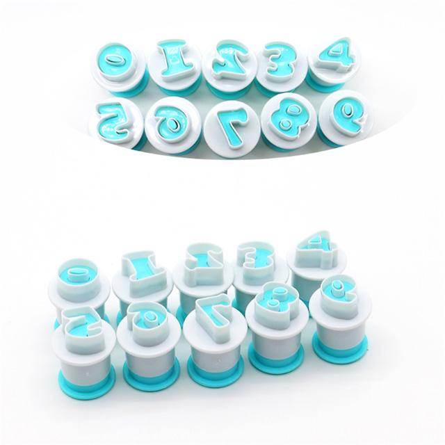 10/26 шт. Верхняя строчная форма для печенья из помадки, набор заглавных букв, штампы-резаки для букв, украшение торта