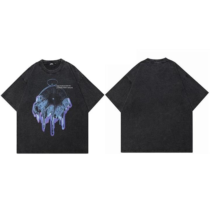 Hip Hop Streetwear Vintage Washed Black TShirt Time Flies Aesthetic Graphic T Shirt Cotton Unisex Tshirt Men Tops Tee Dope S
Hip Hop Streetwear Vintage Washed Black TShirt Time Flies Aesthetic Graphic T Shirt Cotton Unisex Tshirt Men Tops Tee Dope S