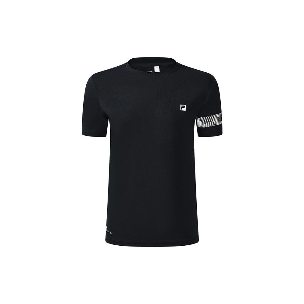 FILA Solid Logo Casual Round Neck Sports Short Sleeve T-Shirt Men Tops Black A11M221118F-BK M
FILA Solid Logo Casual Round Neck Sports Short Sleeve T-Shirt Men Tops Black A11M221118F-BK M