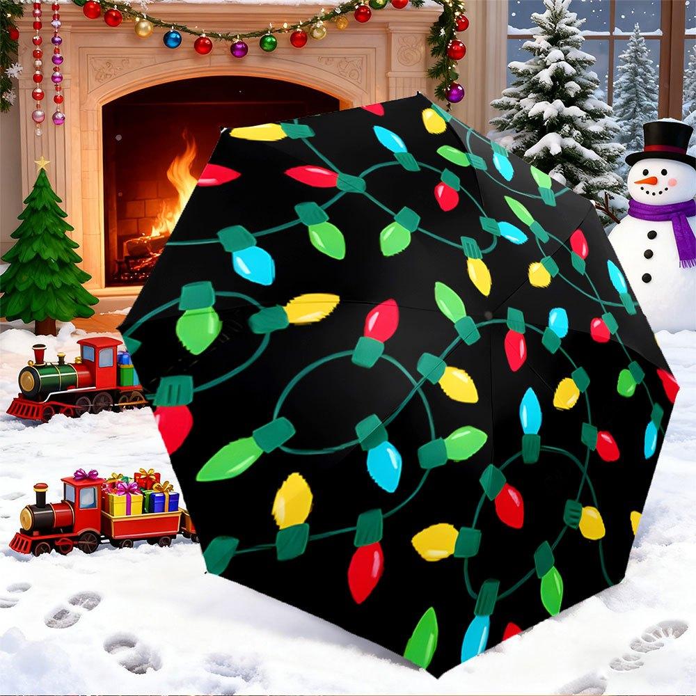Open/Close Portable Folding Umbrella with Christmas Lights, Snowman, Tree & Train Design - 8-Rib Compact Travel Umbrella for B (as the picture,Iron&8K)
Open/Close Portable Folding Umbrella with Christmas Lights, Snowman, Tree & Train Design - 8-Rib Compact Travel Umbrella for B (as the picture,Iron&8K)