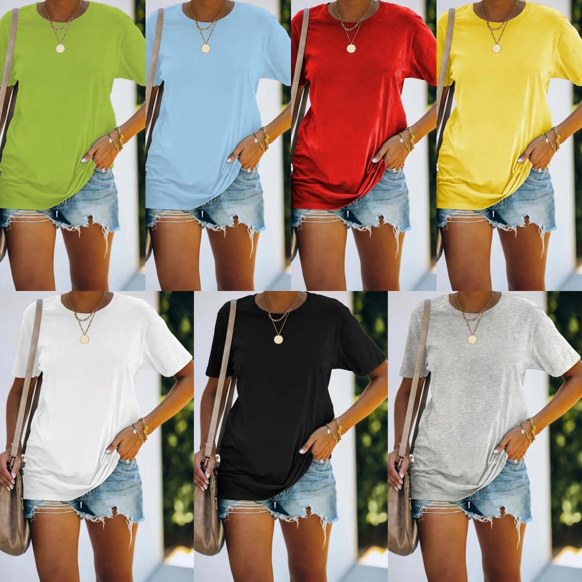 Solid Color Customizable Plain T-Shirt - Short Sleeve, One Piece, European & American Style, Free Shipping M чорний
Solid Color Customizable Plain T-Shirt - Short Sleeve, One Piece, European & American Style, Free Shipping M чорний