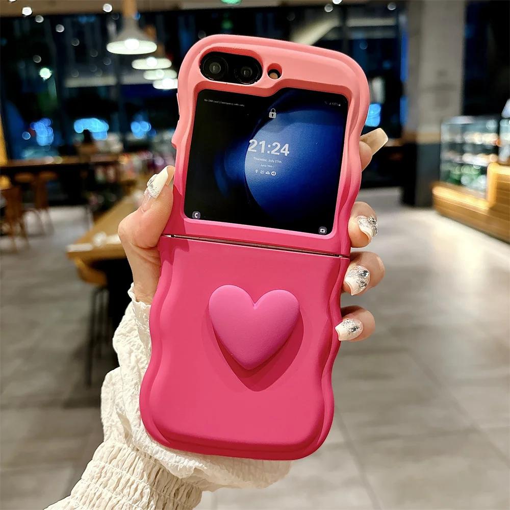 Градиентный волнистый чехол Love Heart из мягкого ТПУ для Samsung Galaxy Z Flip 6 5 4 3 Flip6 Flip5 Flip4 Flip3 5G волнистый волнистый чехол For Galaxy Z Flip 5
Градиентный волнистый чехол Love Heart из мягкого ТПУ для Samsung Galaxy Z Flip 6 5 4 3 Flip6 Flip5 Flip4 Flip3 5G волнистый волнистый чехол For Galaxy Z Flip 5