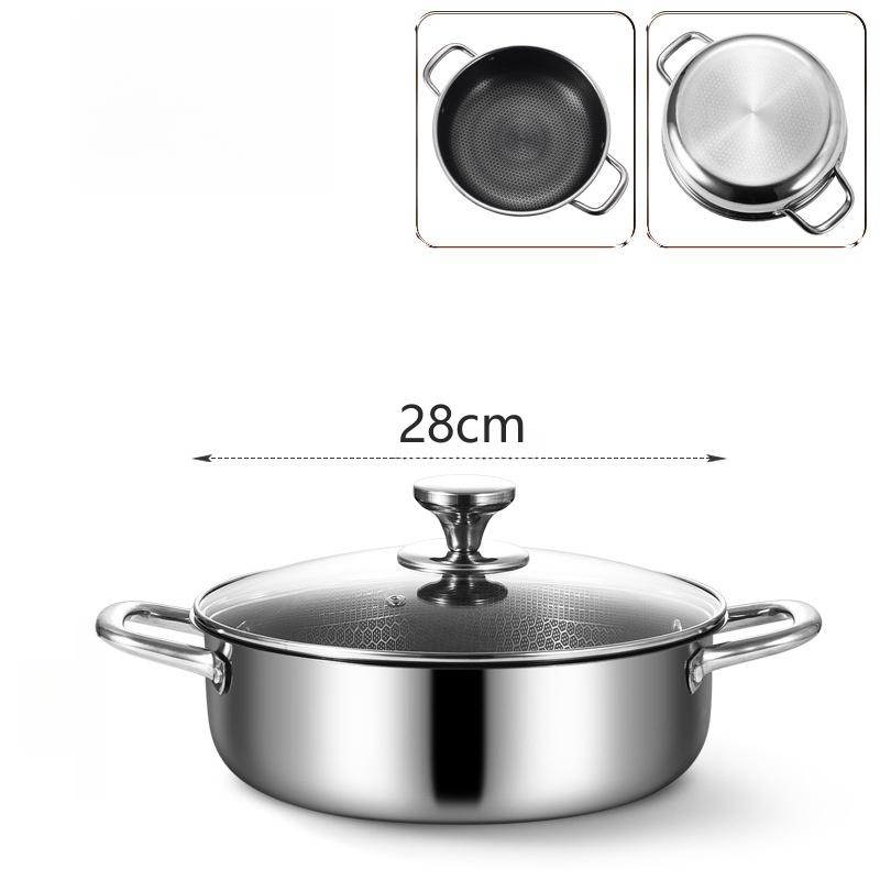 Сковорода из нержавеющей стали 316, 28 см, вок, антипригарное покрытие, для приготовления стейков, газовая плита, индукционная кастрюля, кухонная утварь
Сковорода из нержавеющей стали 316, 28 см, вок, антипригарное покрытие, для приготовления стейков, газовая плита, индукционная кастрюля, кухонная утварь